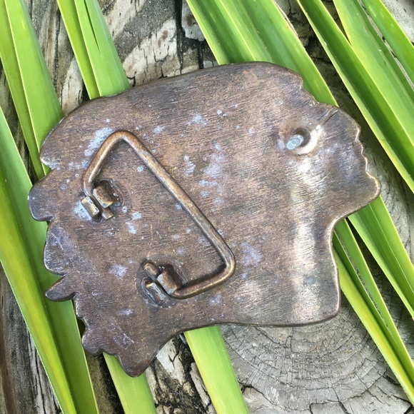 Native American headress Belt Buckle - Picture 2 of 4